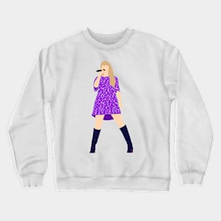 Anti-Hero Midnights Eras Purple T-Shirt Dress Crewneck Sweatshirt